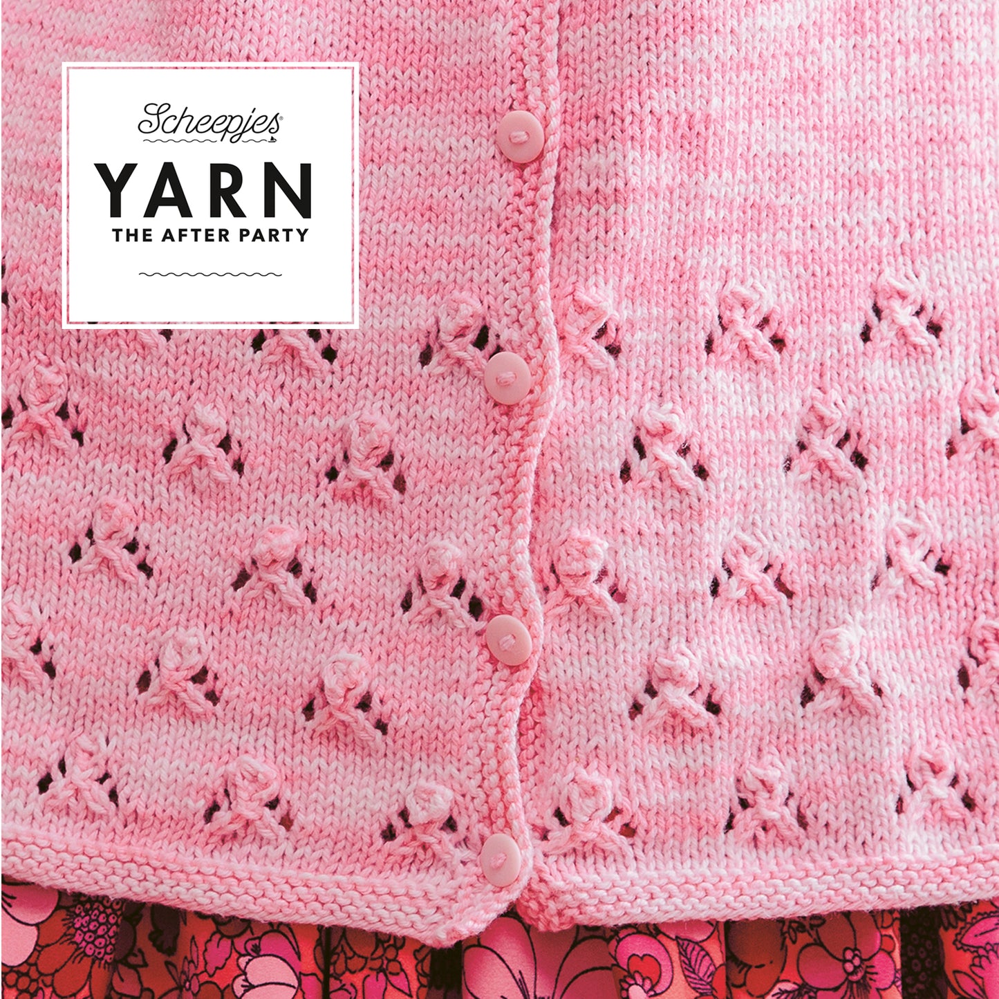 Rose Bud Cardigan Knitting Pattern