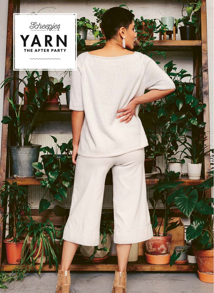 Column of Leaves Top Knitting Pattern