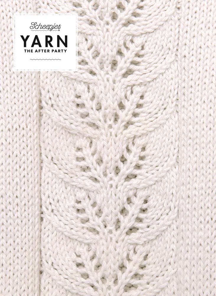 Column of Leaves Top Knitting Pattern