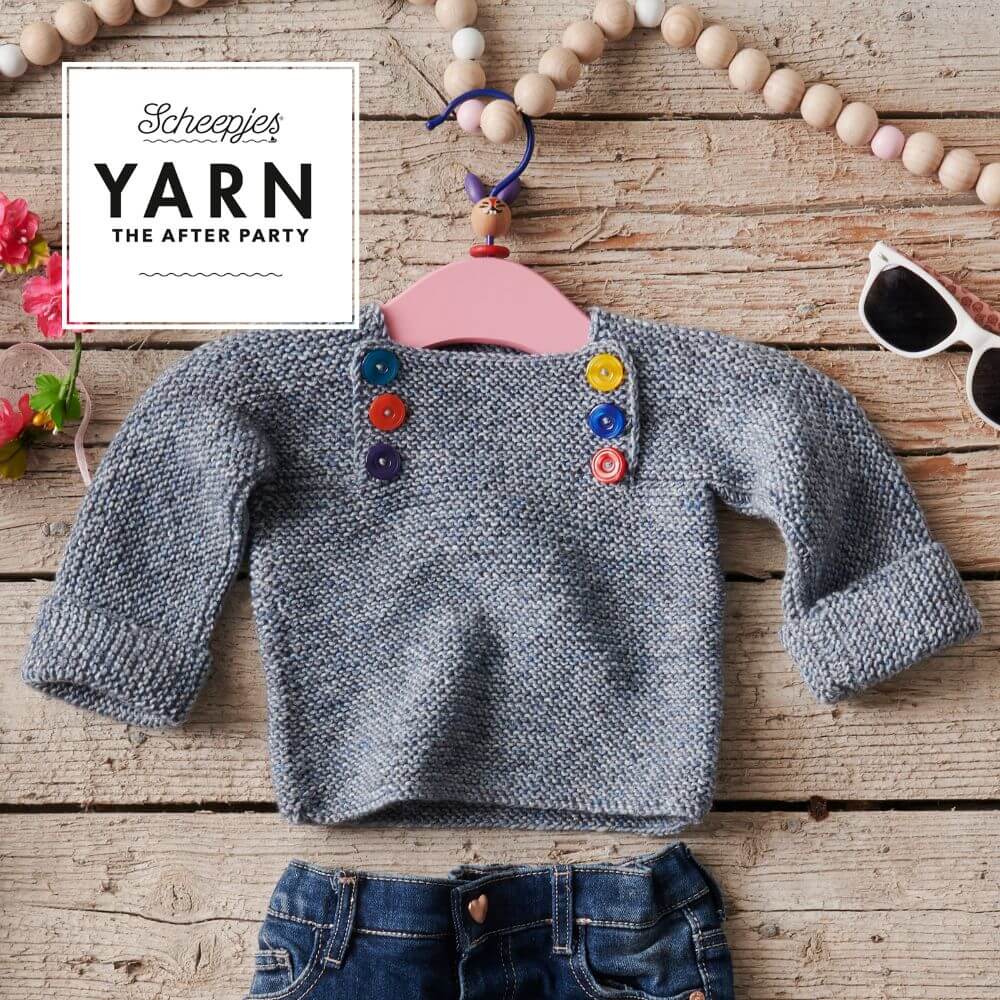 Bibbed Sweater Knitting Pattern