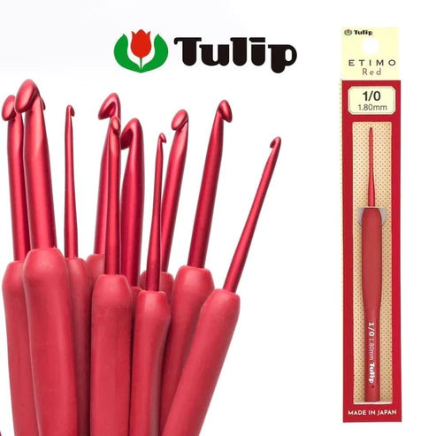 Tulip Etimo Red Crochet Hooks