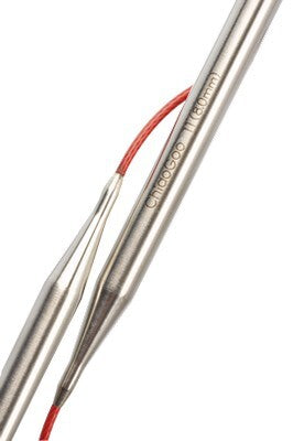 Chiaogoo Red Lace Stainless Steel Circular