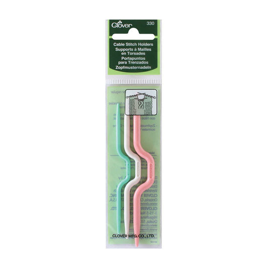 Clover Cable Stitch Holder Set
