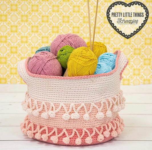 Pompom Project Basket | Crochet Kit 25% Discount