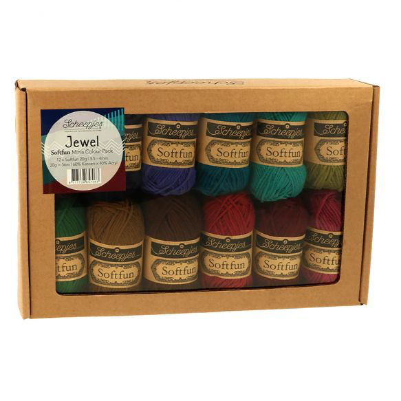 Scheepjes Softfun Colour Pack | Jewel Colourway