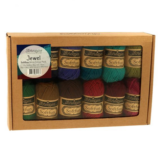 Scheepjes Softfun Colour Pack | Jewel Colourway