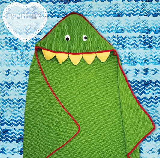 Toothy Hooded Blanket | Knit Kit