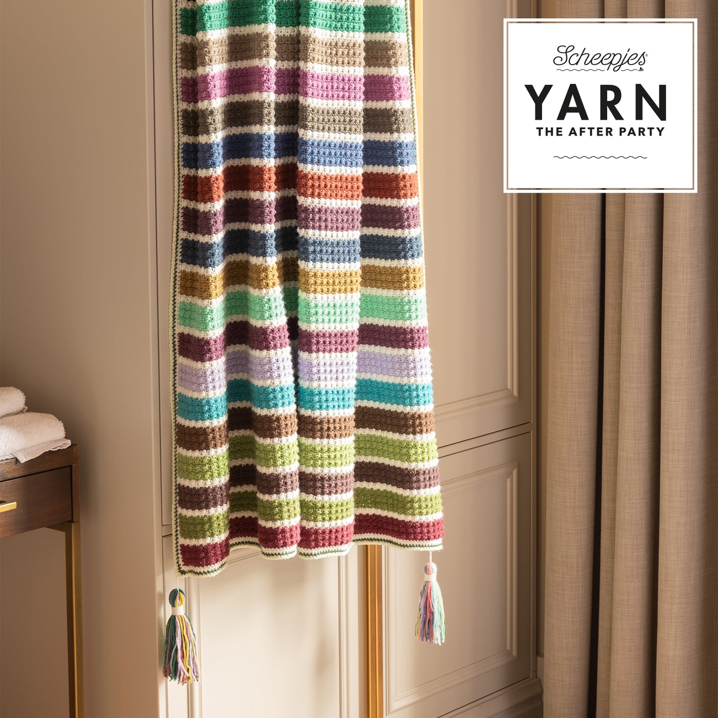 Scrumptious Stripes Blanket | Crochet Pattern