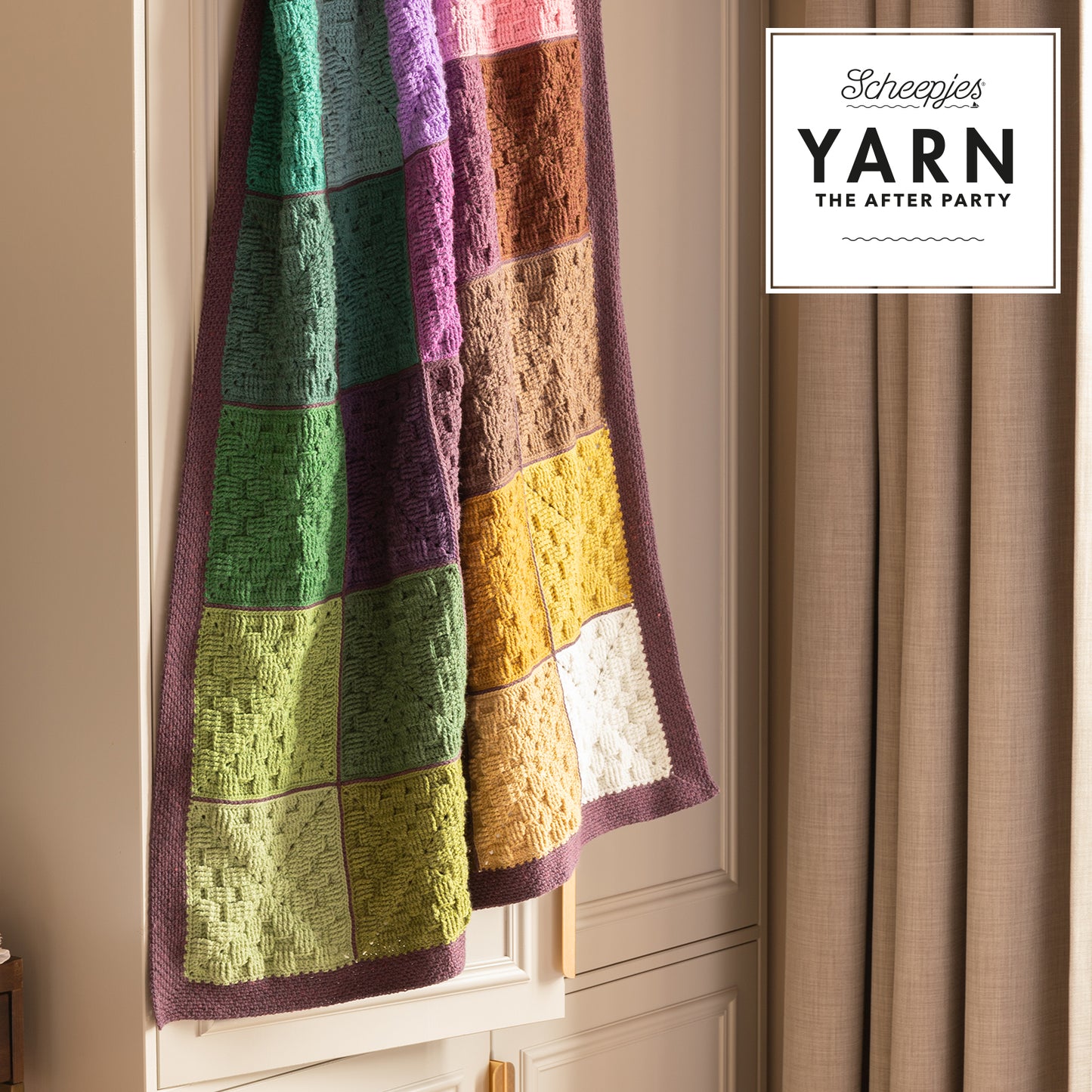 Scrumptious Squares Blanket | Crochet Pattern