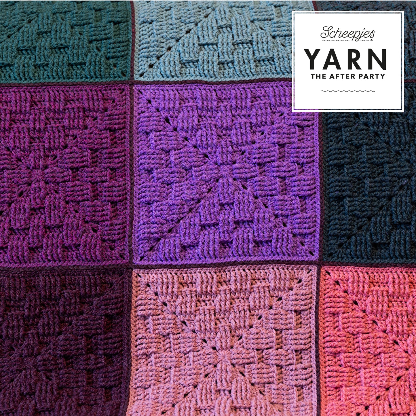 Scrumptious Squares Blanket | Crochet Pattern