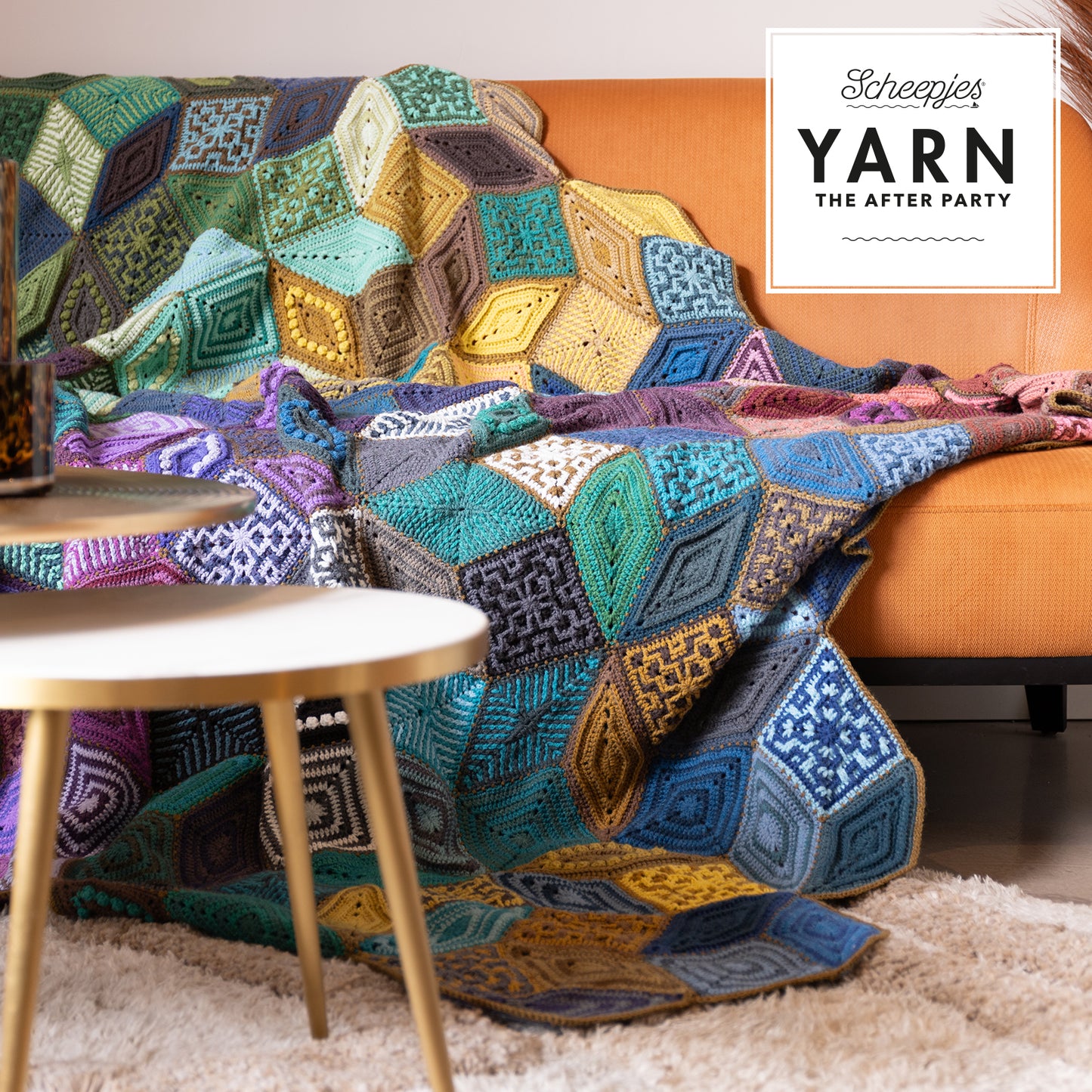 Scrumptious Tiles Blanket | Crochet Pattern