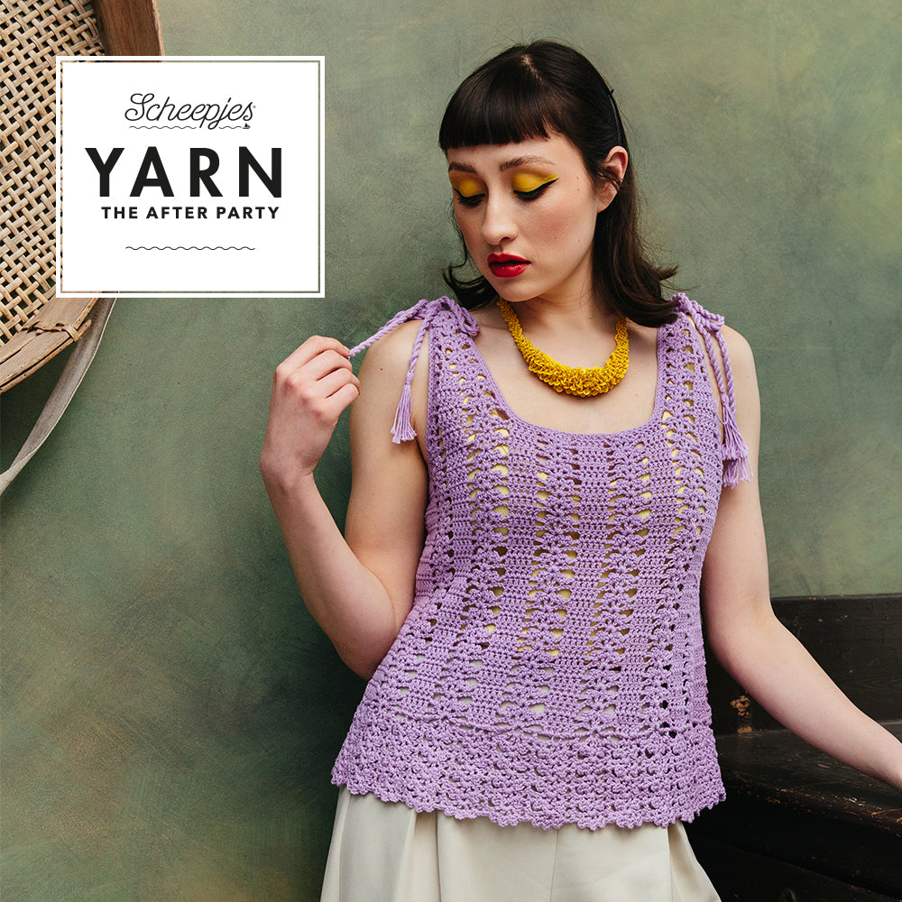 Tassel Tie Vest Crochet Pattern