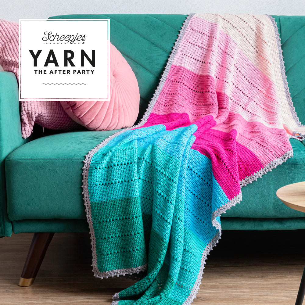 Sugar Pop Throw Organicon Crochet Pattern