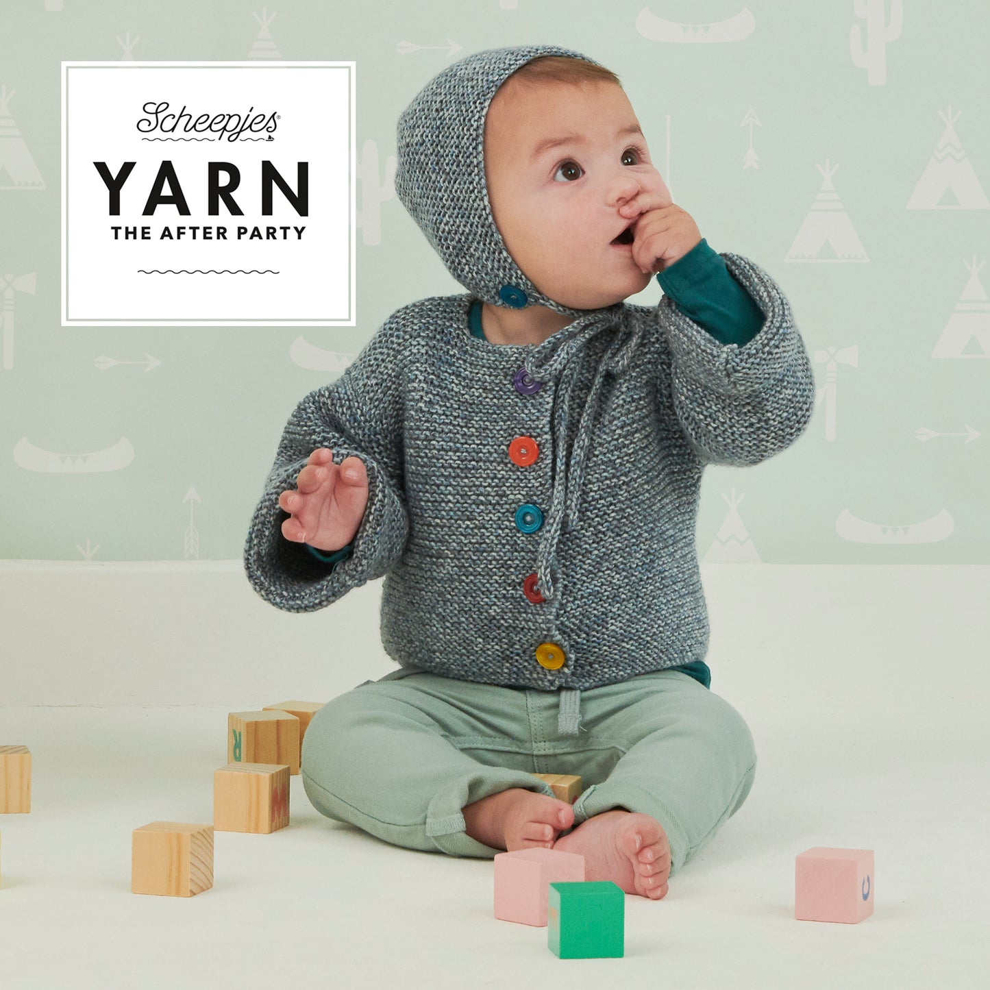 Playday Booties and Bonnet Knitting Pattern