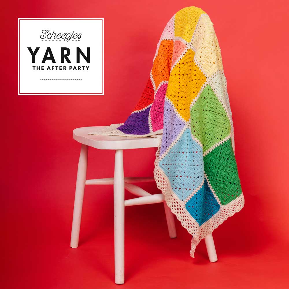 Colour Shuffle Blanket Crochet Pattern – Little Yarn Co