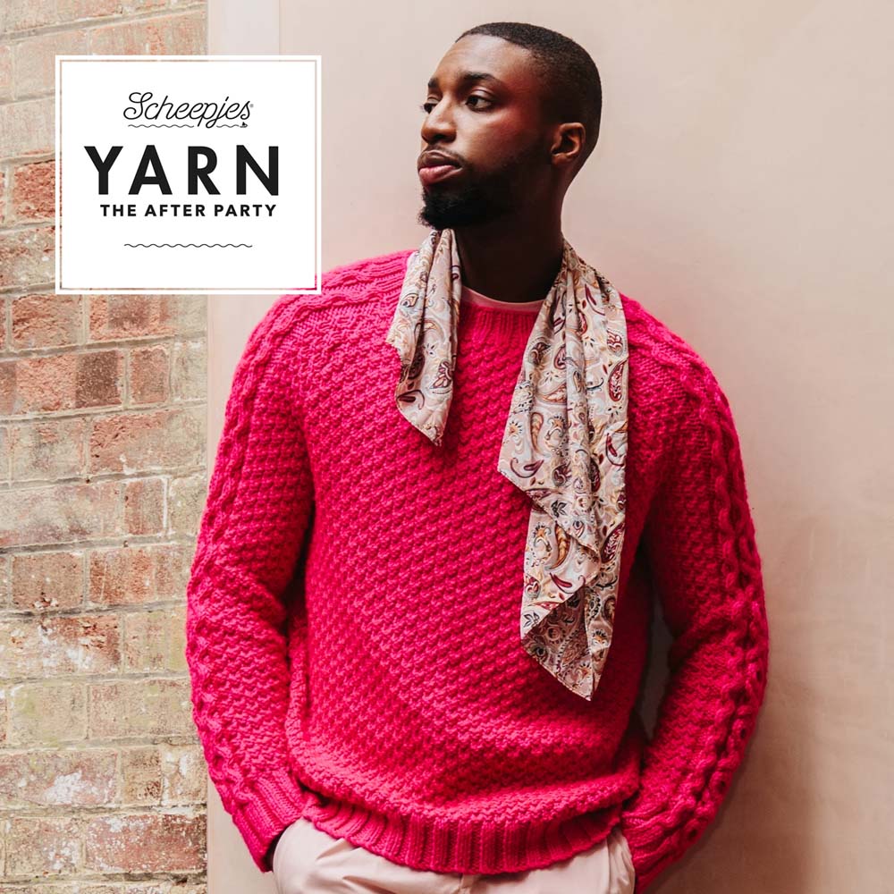 Moss and Cable Jumper Knitting Pattern