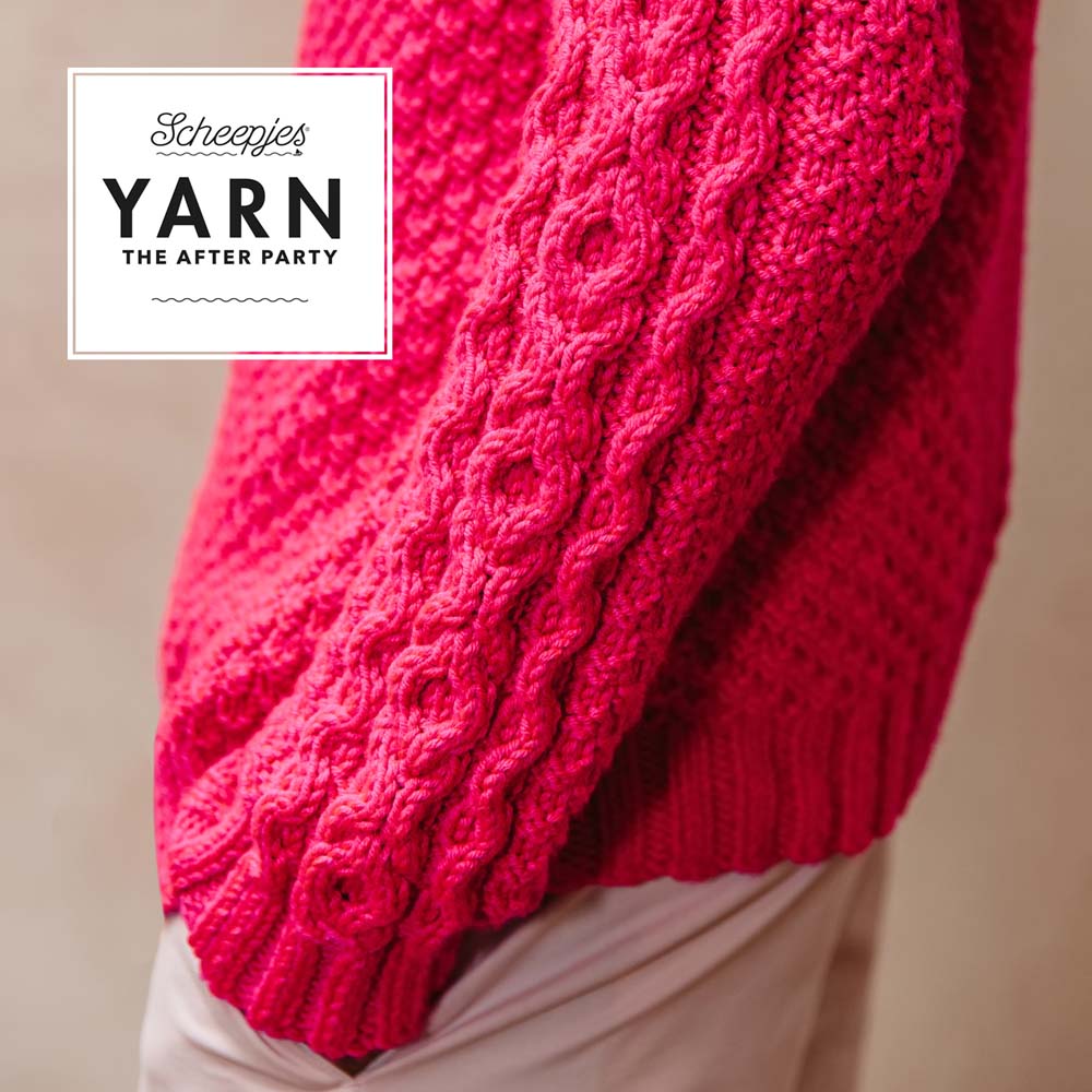 Moss and Cable Jumper Knitting Pattern