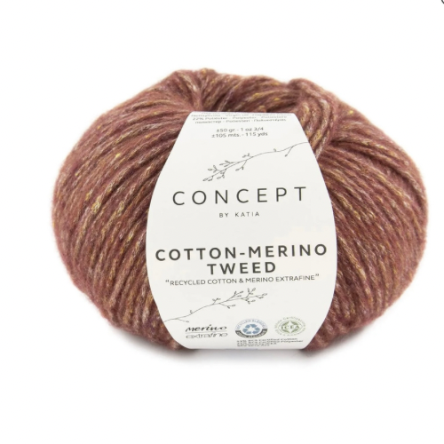 Katia Cotton Merino Tweed