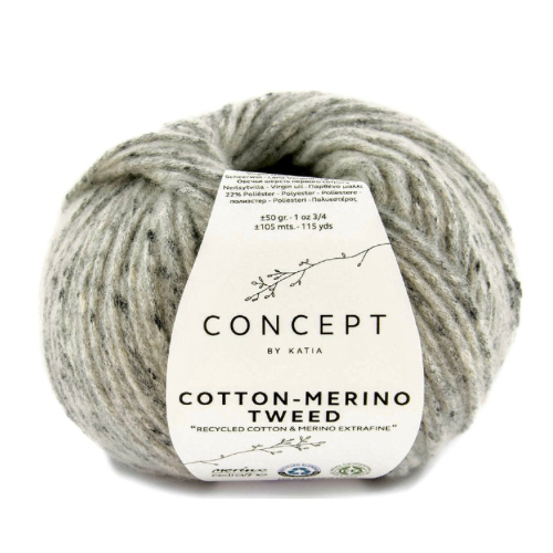 Katia Cotton Merino Tweed