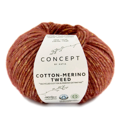 Katia Cotton Merino Tweed