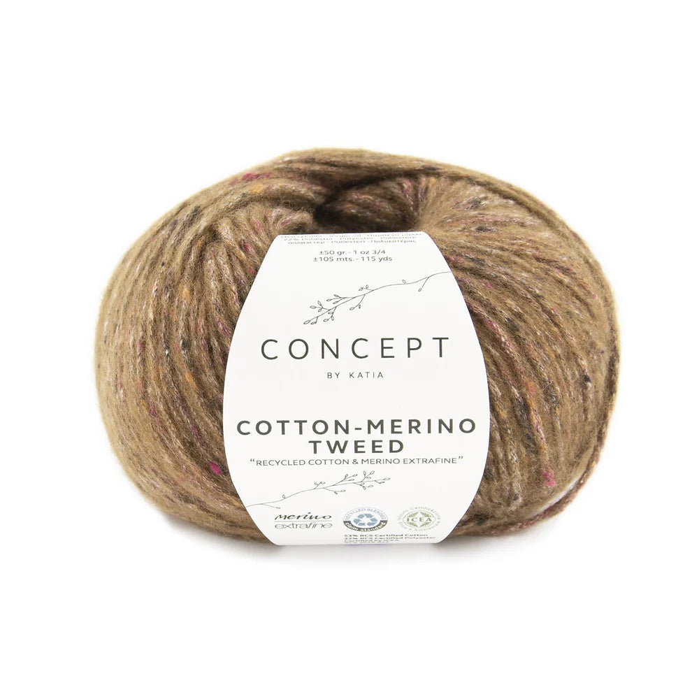 Katia Cotton Merino Tweed