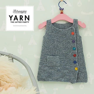 Cute Button Pinafore Knitting Pattern