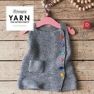 Cute Button Pinafore Knitting Pattern