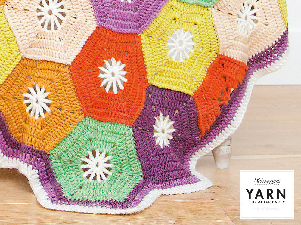 Hexagon Blanket Crochet Pattern