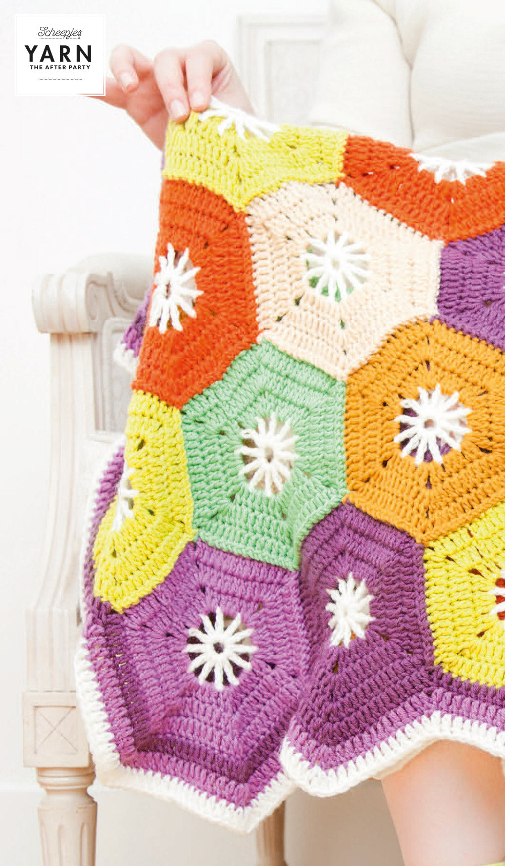 Hexagon Blanket Crochet Pattern