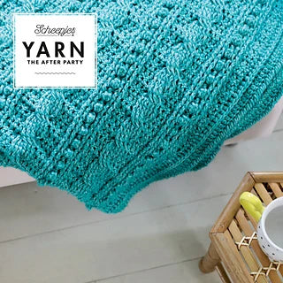 Popcorn Cables Blanket Crochet Pattern