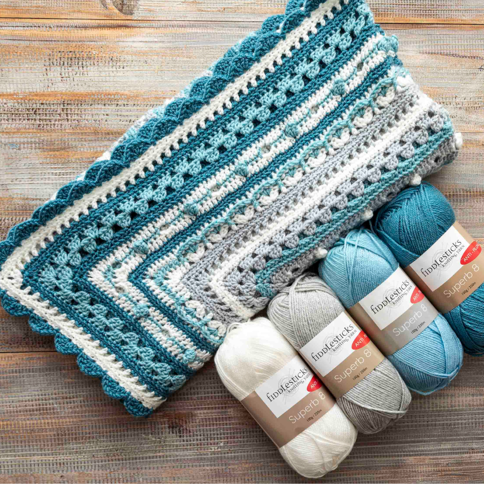 Little Baby Bridges Blanket | Yarn Pack