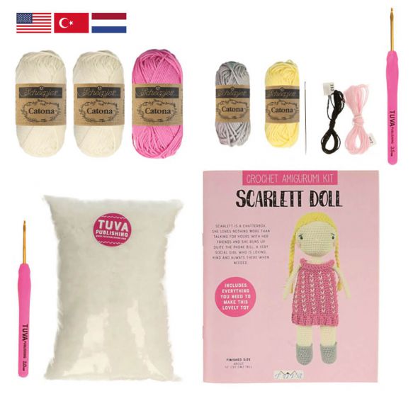 DIY Crochet Kit - Scarlett Doll