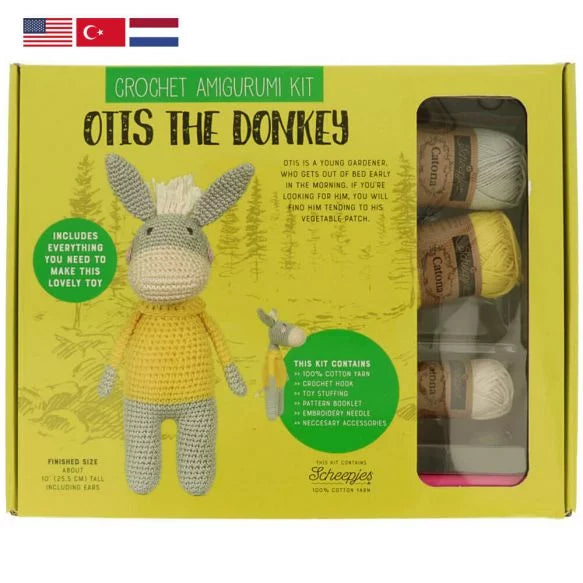 DIY Crochet Kit - Otis the Donkey - Clearance 30% off