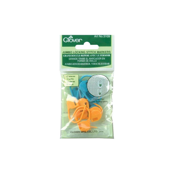 Clover Jumbo Locking Stitch Markers