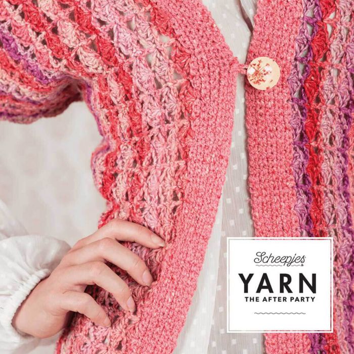 Coral Dreams Cardigan Crochet Pattern