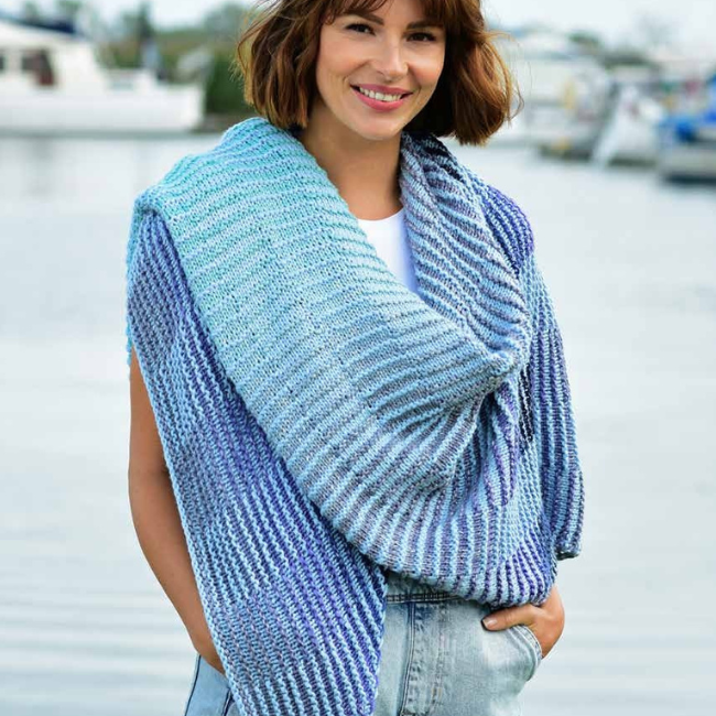 Zeynep Wrap Knitting Pattern – Little Yarn Co