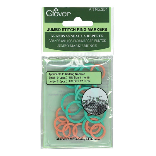 Clover Jumbo Stitch Ring Markers