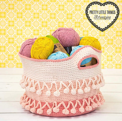 Pompom Project Basket | Crochet Kit 25% Discount