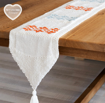 Blossom Knit Table Runner | Knit Kit