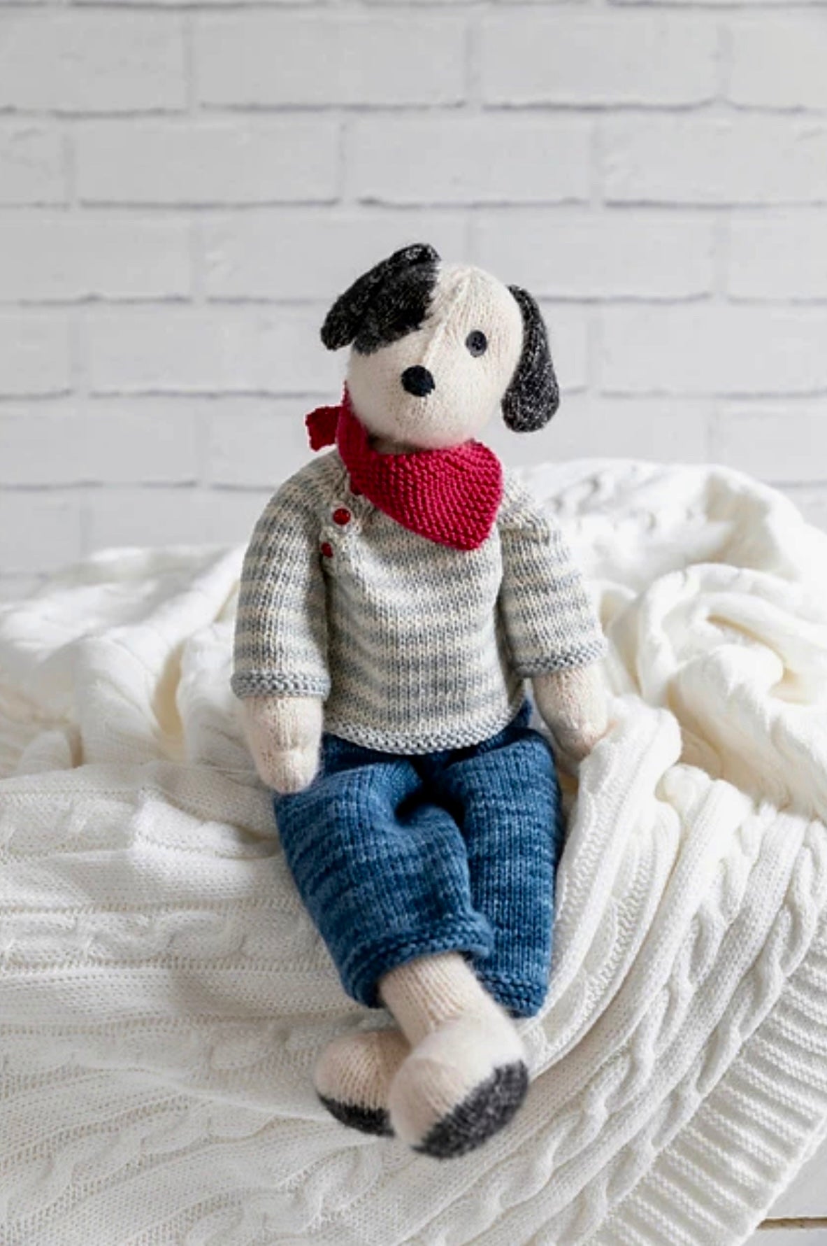 Knitted Animal Friends Yarn Pack the Dog Little Yarn Co