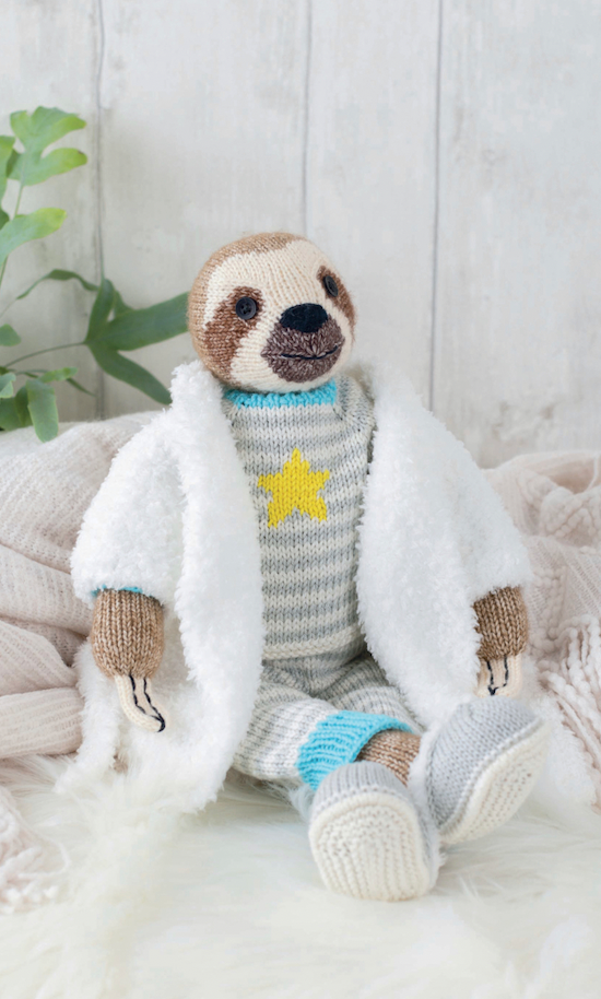 Knitted Wild Animal Friends | Yarn Pack | Edward the Sloth