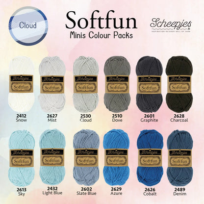 Scheepjes Softfun Colour Pack | Cloud Colourway