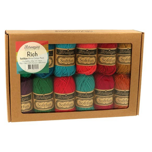 Scheepjes Softfun Colour Pack | Rich Colourway