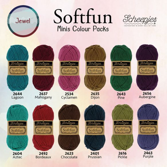 Scheepjes Softfun Colour Pack | Jewel Colourway