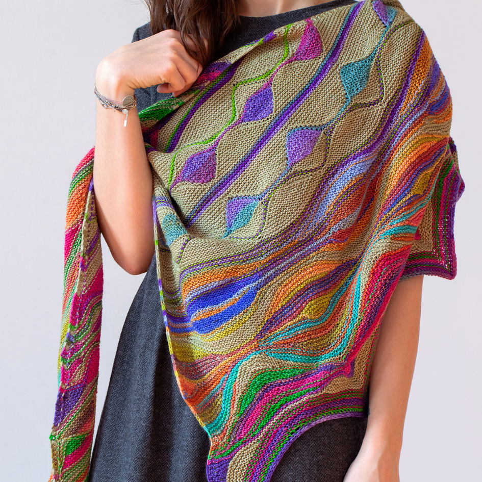 Positive Vibrations Shawl - Yarn Pack