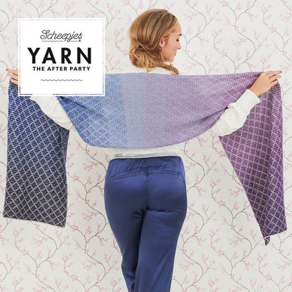 Lavender Trellis Wrap | Knit Kit