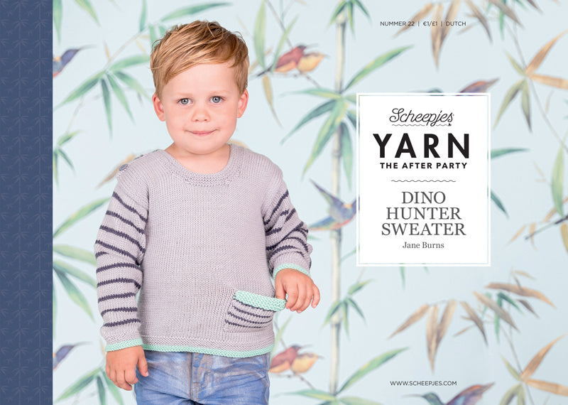 Dino Hunter Sweater Knitting Pattern