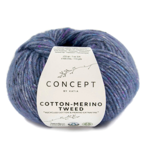 Katia Cotton Merino Tweed