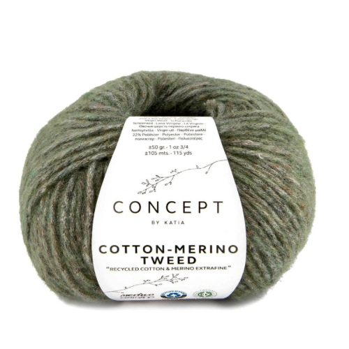 Katia Cotton Merino Tweed