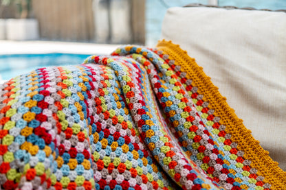 Mustard Granny Blanket | Yarn Pack